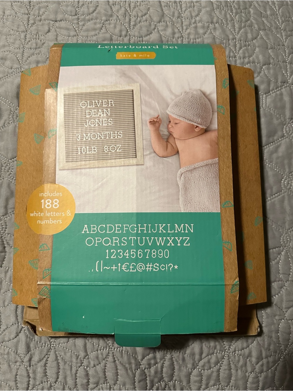 Letterboard Set with White Letters